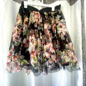 TORRID MIDI CHALLIS SKIRT